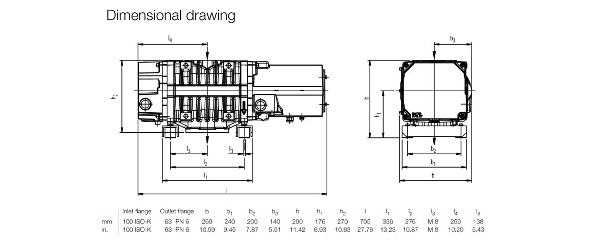 RUVAC WH 700罗茨真空泵