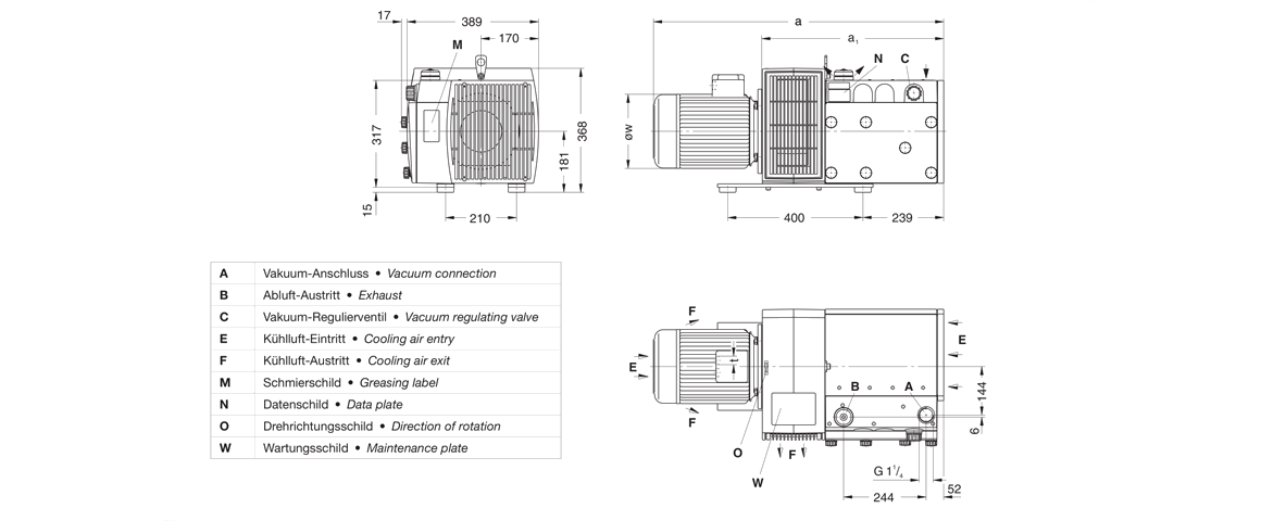 V-VTR 140干式真空泵